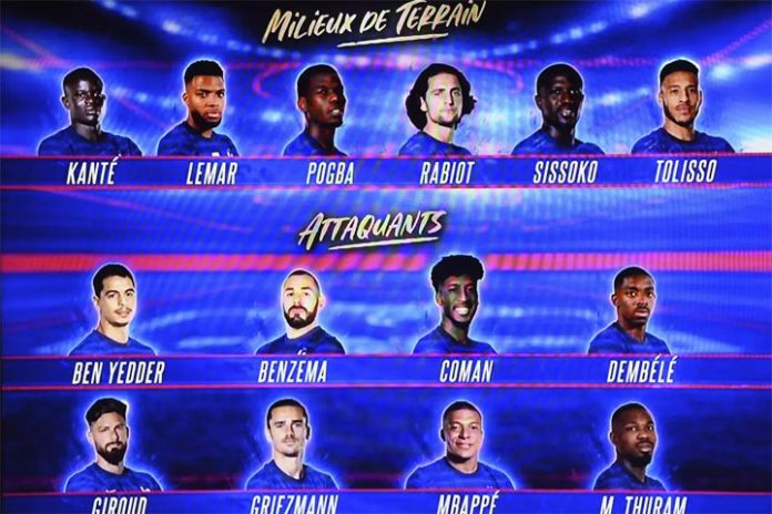 Liste des 26 Bleus de l’Equipe de France pour l’Euro 2021 | Blog-Note